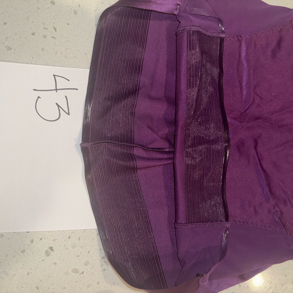 Ruby Ribbon Sheer Light Support - Grape, Size 38 … - image 2